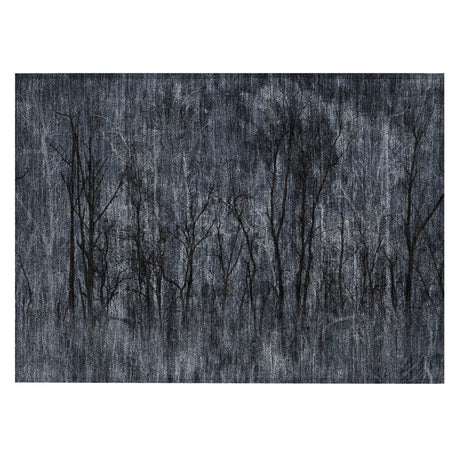 Addison Chantille ACN2083 Floral Machine Made Transitional Charcoal Rug