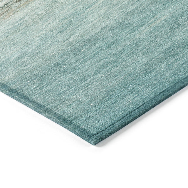 Addison Chantille ACN2084 Coastal Machine Made Transitional Teal Rug