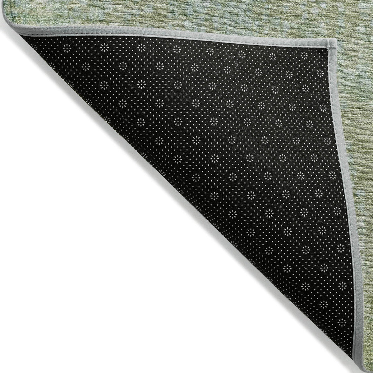 Addison Chantille ACN2087 Abstract Machine Made Transitional Green Rug