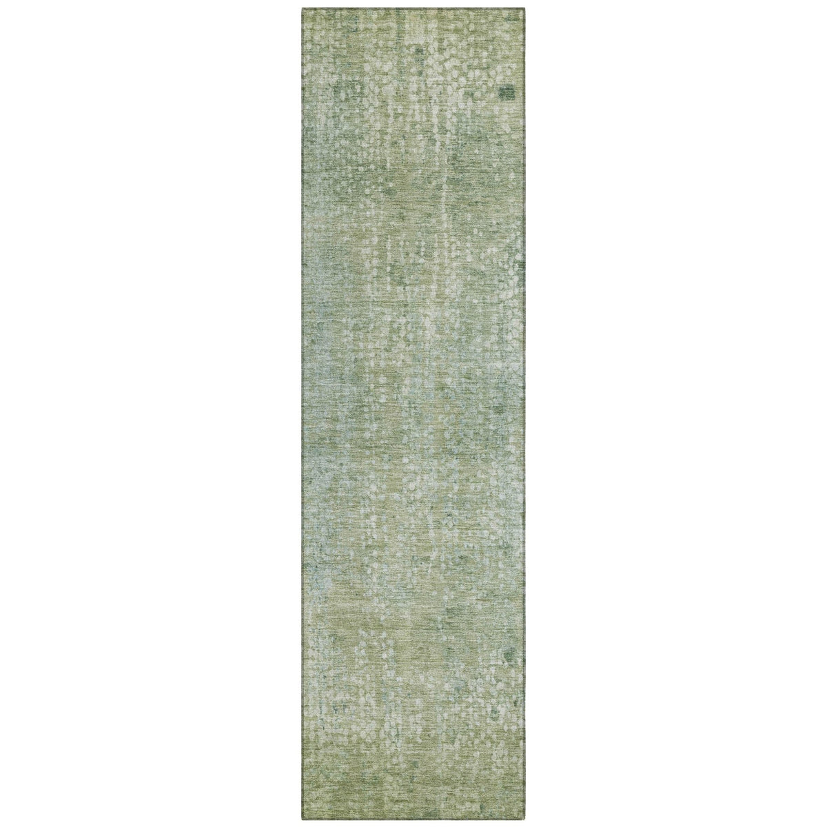 Addison Chantille ACN2087 Abstract Machine Made Transitional Green Rug