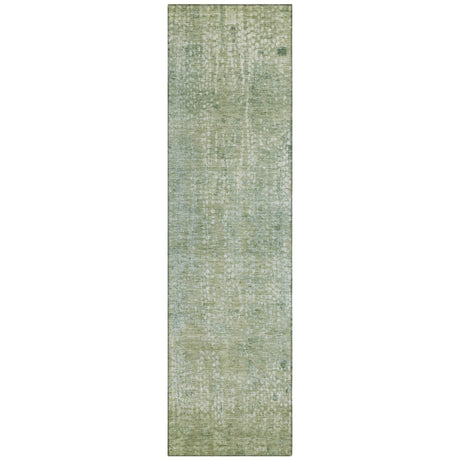 Addison Chantille ACN2087 Abstract Machine Made Transitional Green Rug