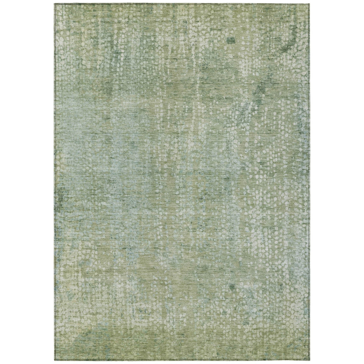 Addison Chantille ACN2087 Abstract Machine Made Transitional Green Rug