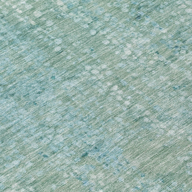 Addison Chantille ACN2087 Abstract Machine Made Transitional Teal Rug