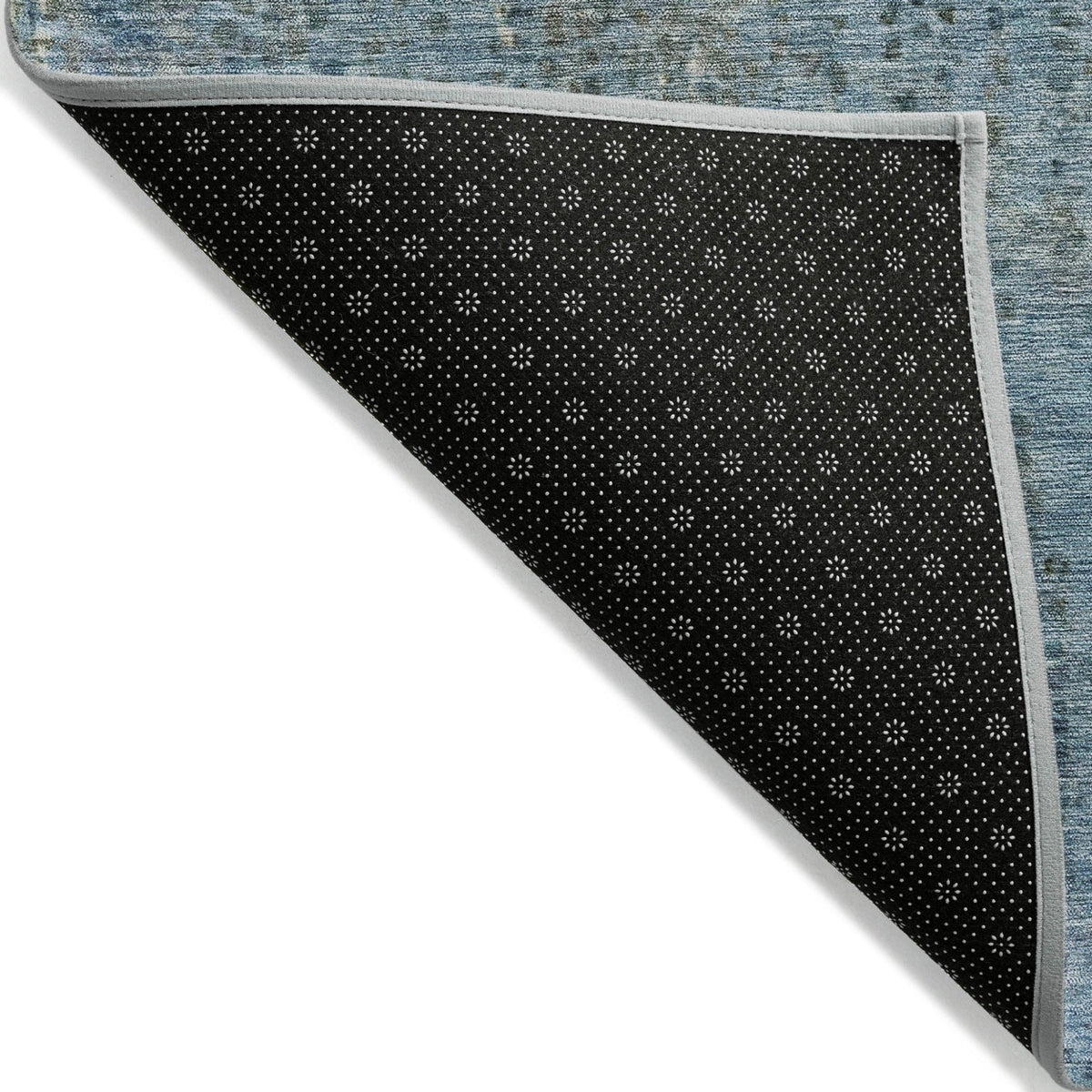 Addison Chantille ACN2088 Abstract Machine Made Transitional Blue Rug