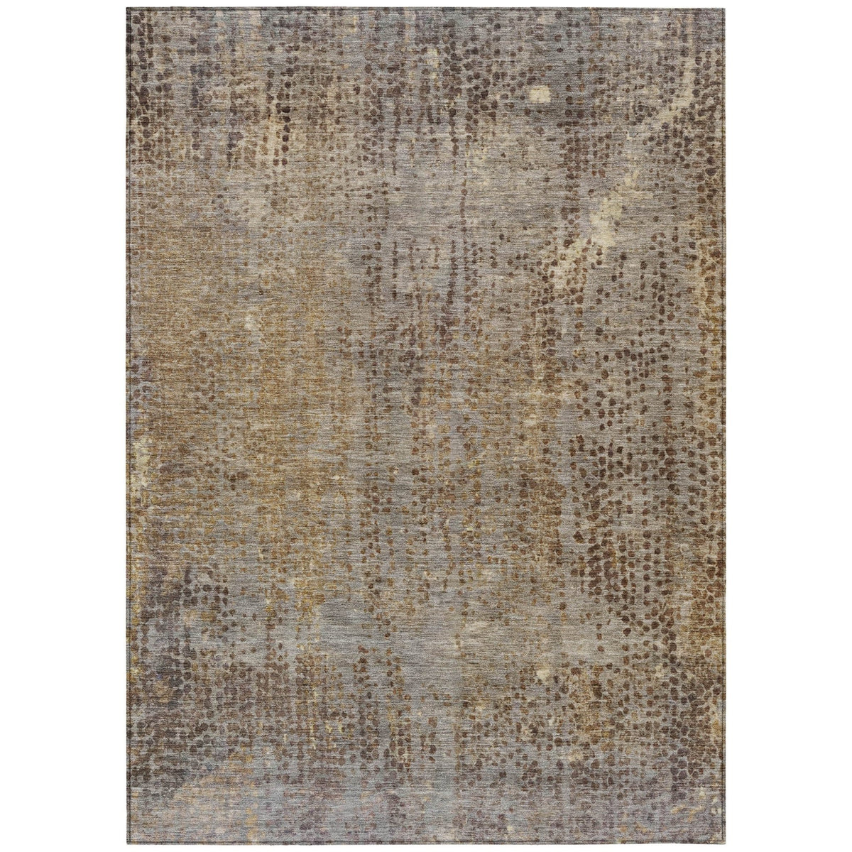 Addison Chantille ACN2088 Abstract Machine Made Transitional Brown Rug