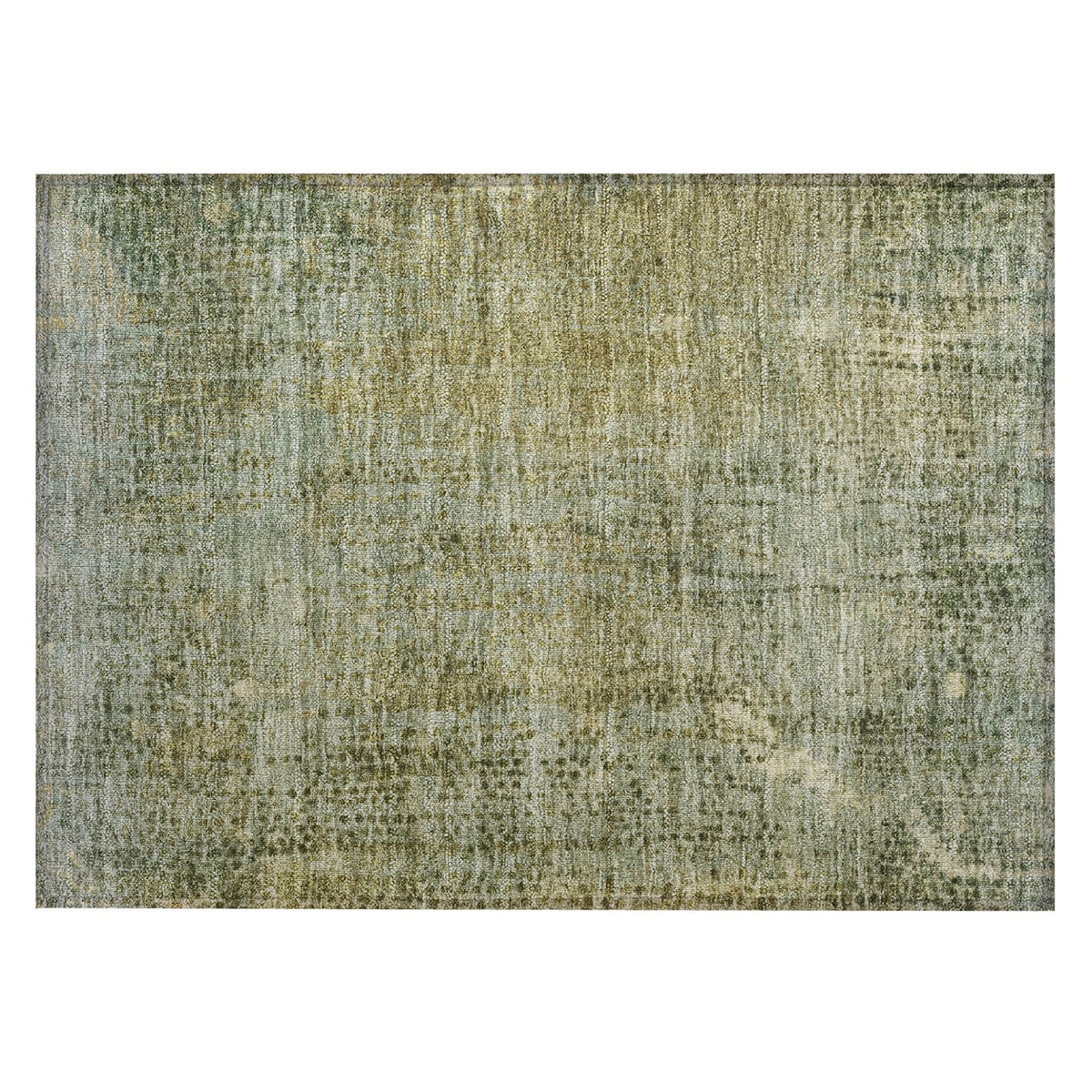 Addison Chantille ACN2088 Abstract Machine Made Transitional Green Rug