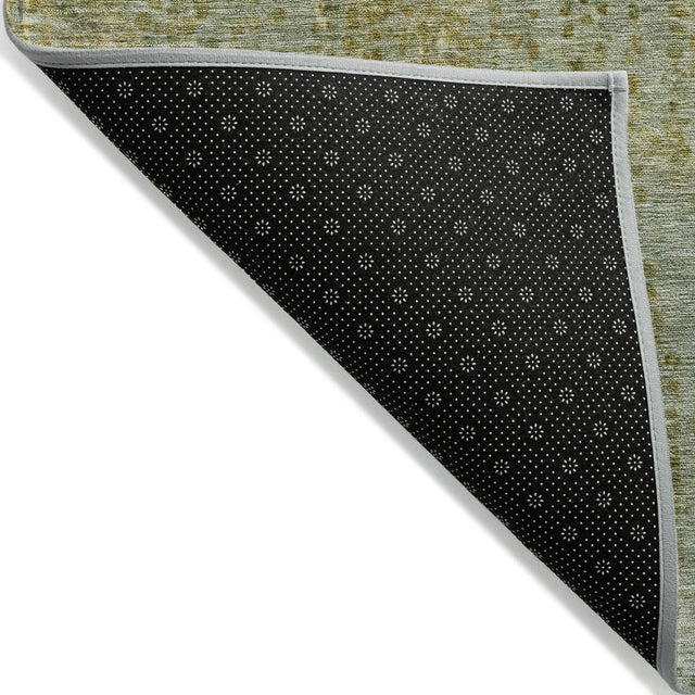 Addison Chantille ACN2088 Abstract Machine Made Transitional Green Rug