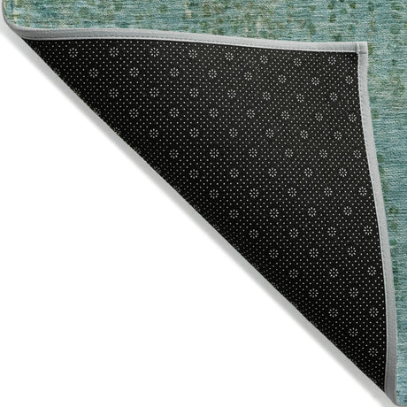 Addison Chantille ACN2088 Abstract Machine Made Transitional Teal Rug