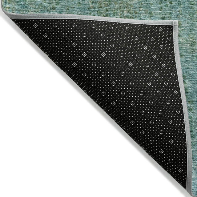 Addison Chantille ACN2088 Abstract Machine Made Transitional Teal Rug