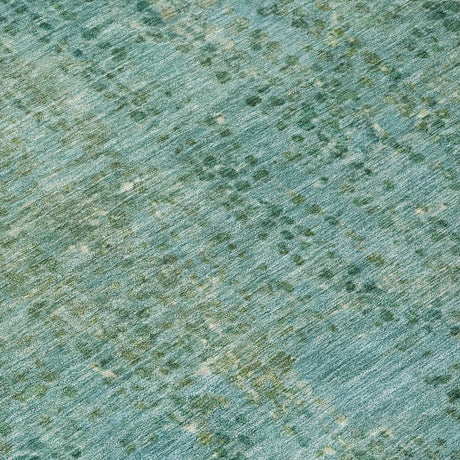 Addison Chantille ACN2088 Abstract Machine Made Transitional Teal Rug