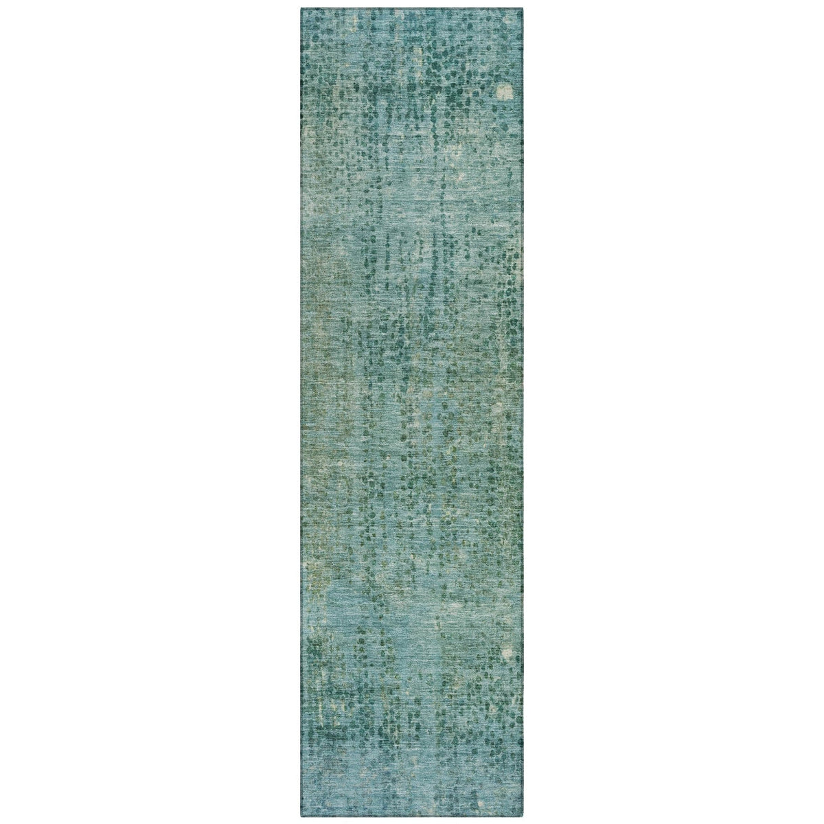 Addison Chantille ACN2088 Abstract Machine Made Transitional Teal Rug