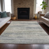 Addison Chantille ACN2089 Abstract Machine Made Transitional Linen Rug