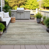 Addison Chantille ACN2089 Abstract Machine Made Transitional Taupe Rug