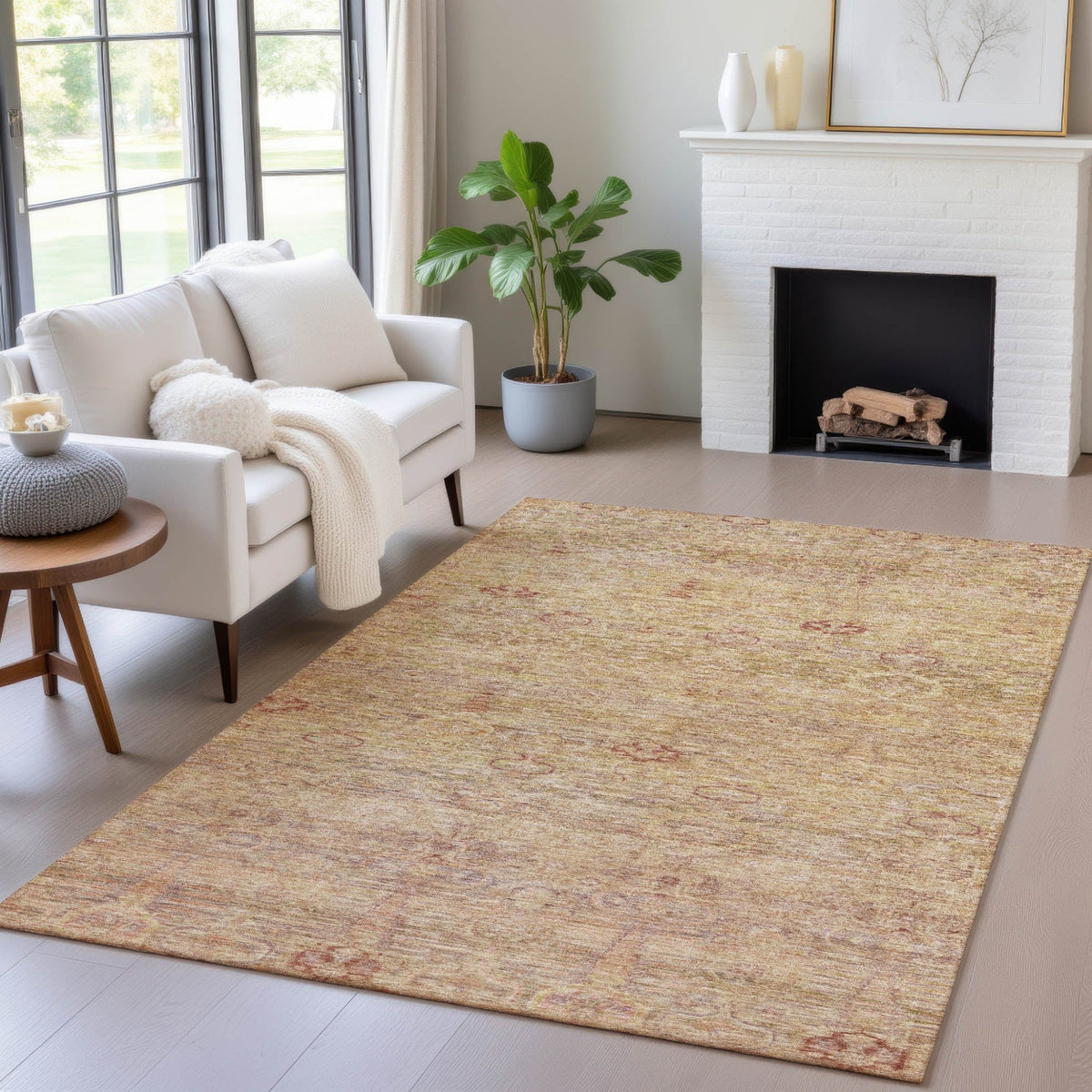 Addison Chantille ACN2090 Global Machine Made Traditional Coral Rug