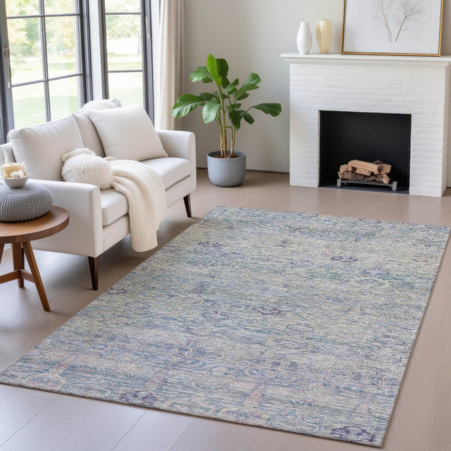 Addison Chantille ACN2090 Global Machine Made Traditional Plum Rug