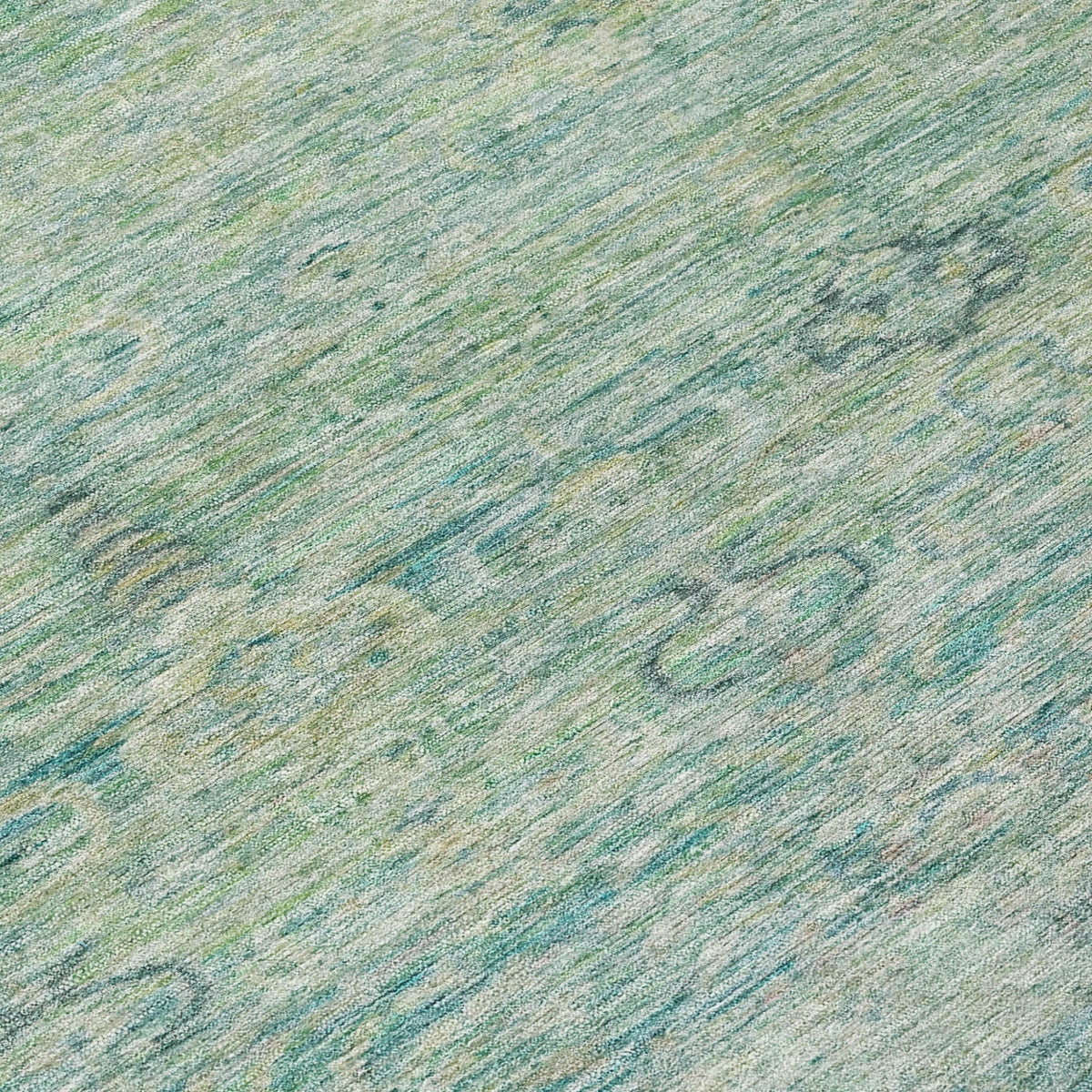 Addison Chantille ACN2090 Global Machine Made Traditional Teal Rug
