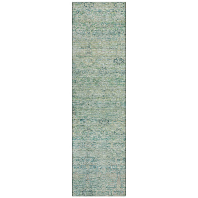 Addison Chantille ACN2090 Global Machine Made Traditional Teal Rug