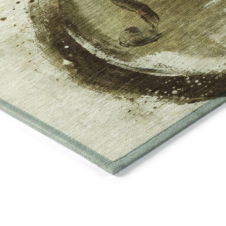Addison Chantille ACN2091 Music Machine Made Transitional Brown Rug