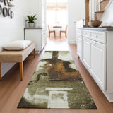 Addison Chantille ACN2091 Music Machine Made Transitional Brown Rug