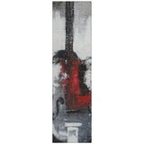 Addison Chantille ACN2091 Music Machine Made Transitional Gray Rug