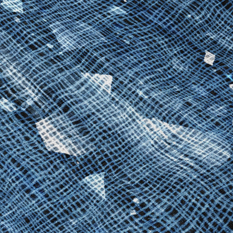 Addison Chantille ACN2092 Abstract Machine Made Transitional Blue Rug
