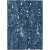 Addison Chantille ACN2092 Abstract Machine Made Transitional Blue Rug