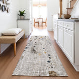 Addison Chantille ACN2092 Abstract Machine Made Transitional Linen Rug