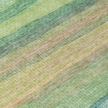 Addison Chantille ACN2093 Stripes Machine Made Transitional Aloe Rug