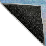 Addison Chantille ACN2093 Stripes Machine Made Transitional Aqua Rug