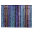 Addison Chantille ACN2093 Stripes Machine Made Transitional Blue Rug