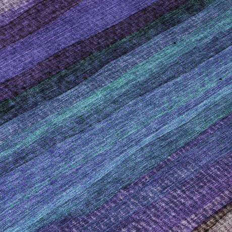 Addison Chantille ACN2093 Stripes Machine Made Transitional Blue Rug
