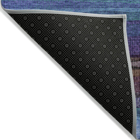 Addison Chantille ACN2093 Stripes Machine Made Transitional Blue Rug