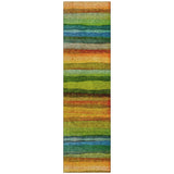 Addison Chantille ACN2093 Stripes Machine Made Transitional Green Rug