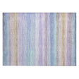 Addison Chantille ACN2093 Stripes Machine Made Transitional Lavender Rug