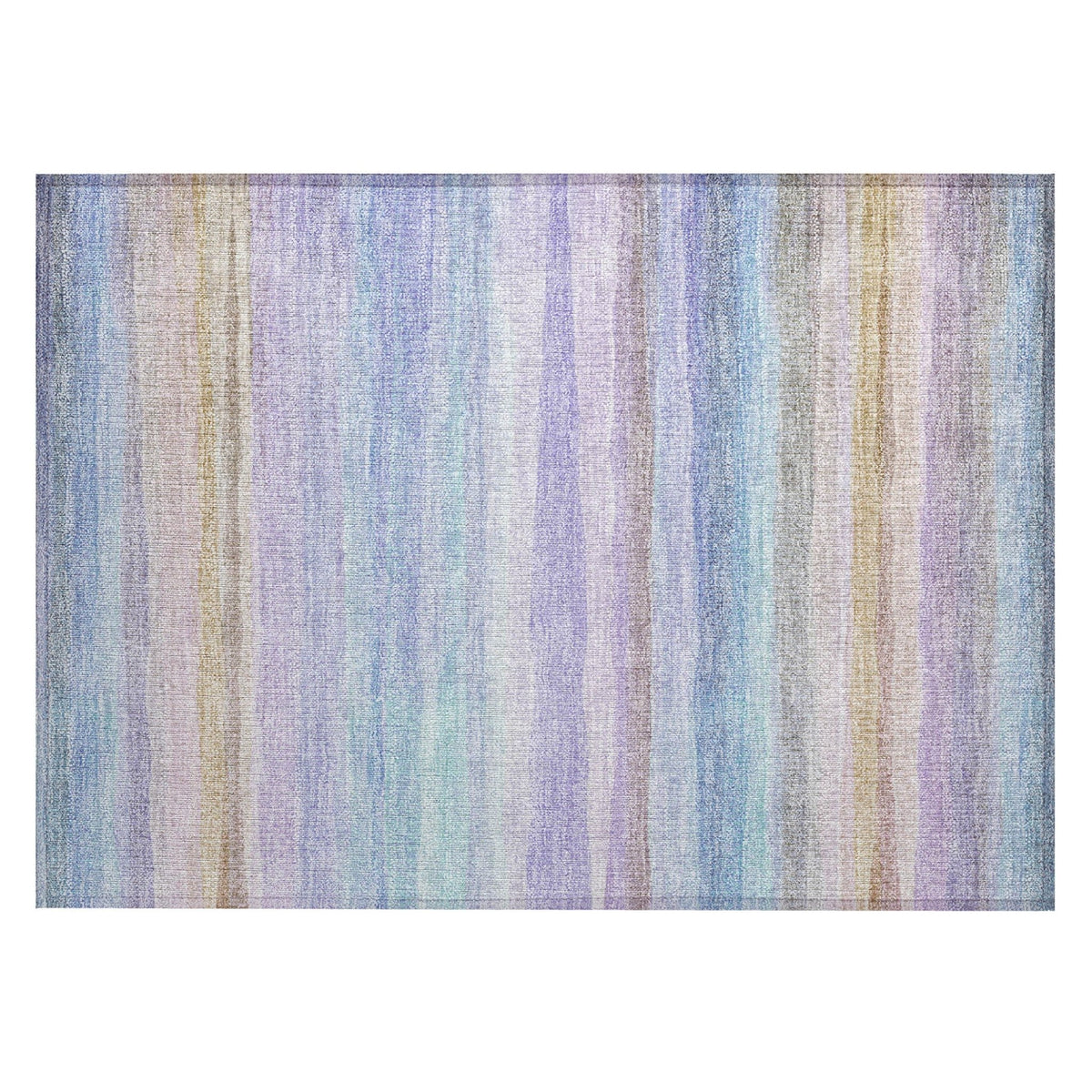 Addison Chantille ACN2093 Stripes Machine Made Transitional Lavender Rug