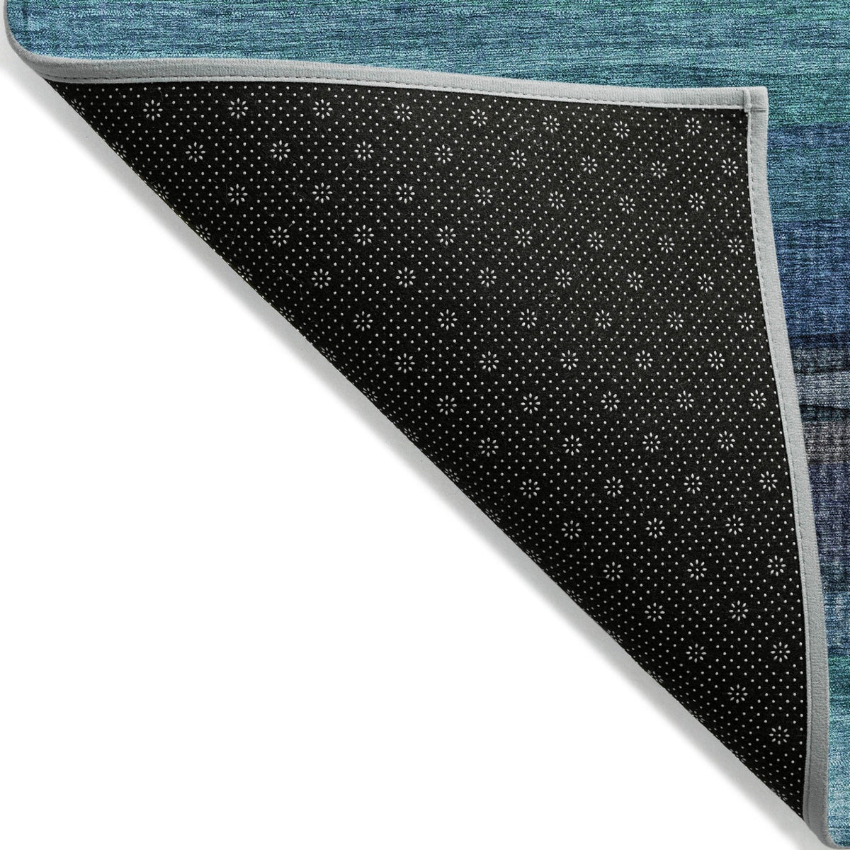 Addison Chantille ACN2093 Stripes Machine Made Transitional Teal Rug