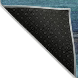 Addison Chantille ACN2093 Stripes Machine Made Transitional Teal Rug