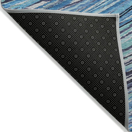 Addison Chantille ACN2094 Swirls Machine Made Transitional Blue Rug