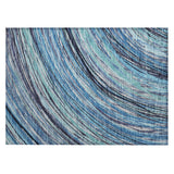 Addison Chantille ACN2094 Swirls Machine Made Transitional Blue Rug