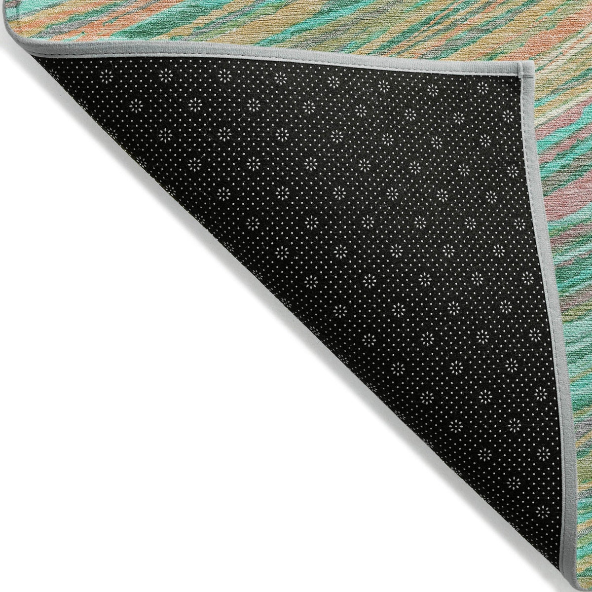Addison Chantille ACN2094 Swirls Machine Made Transitional Teal Rug
