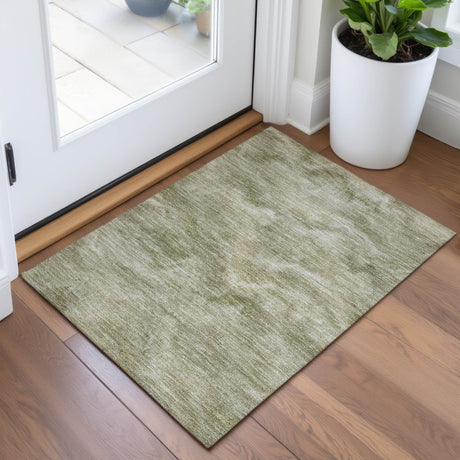 Addison Chantille ACN2095 Waves Machine Made Transitional Sage Rug