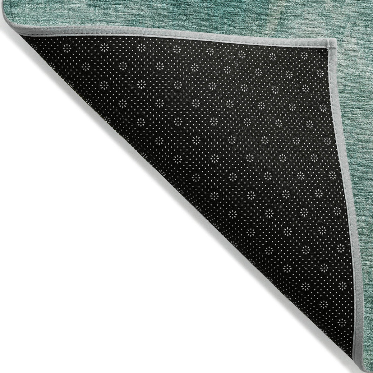 Addison Chantille ACN2095 Waves Machine Made Transitional Teal Rug