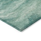 Addison Chantille ACN2095 Waves Machine Made Transitional Teal Rug