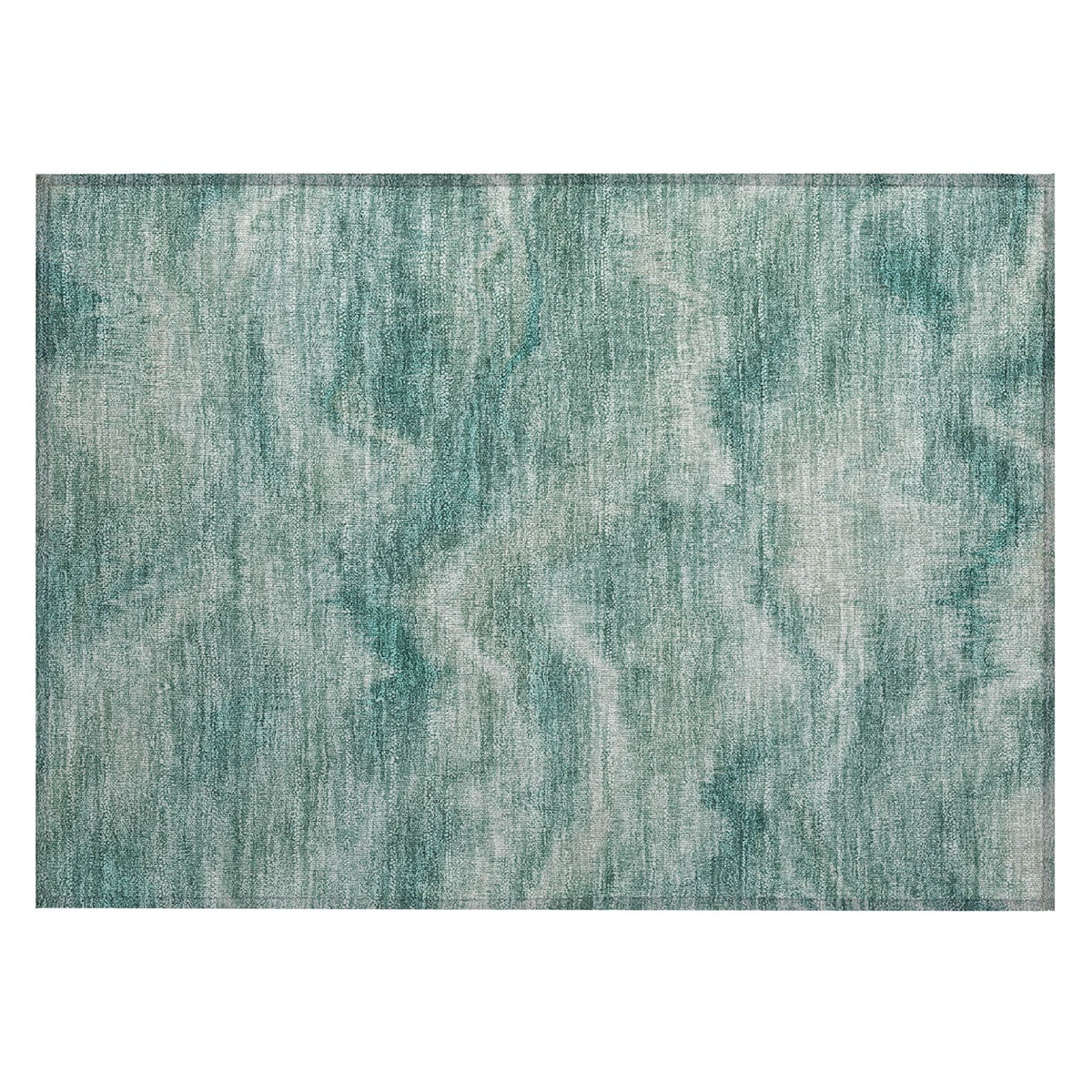 Addison Chantille ACN2095 Waves Machine Made Transitional Teal Rug