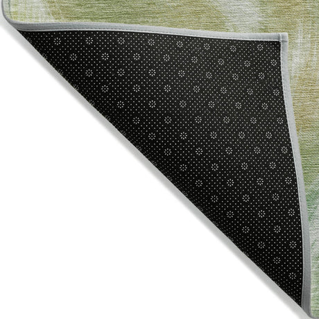 Addison Chantille ACN2096 Abstract Machine Made Transitional Green Rug