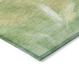Addison Chantille ACN2096 Abstract Machine Made Transitional Green Rug