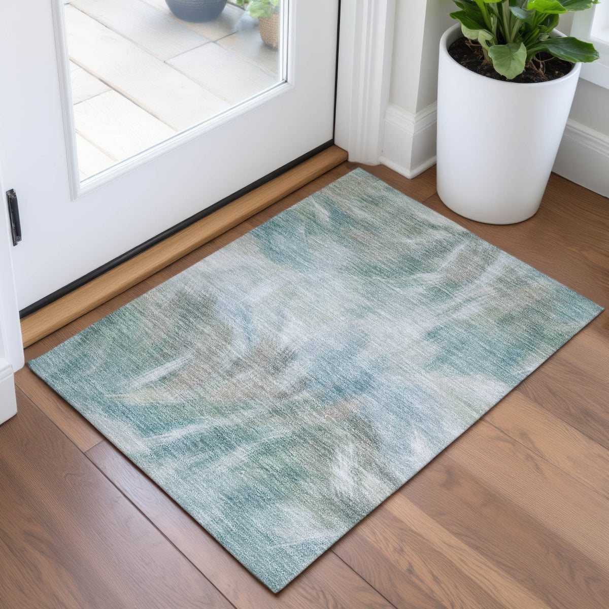 Addison Chantille ACN2096 Abstract Machine Made Transitional Sky Rug