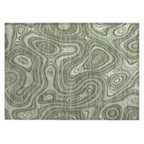 Addison Chantille ACN2097 Geometric Machine Made Transitional Aloe Rug