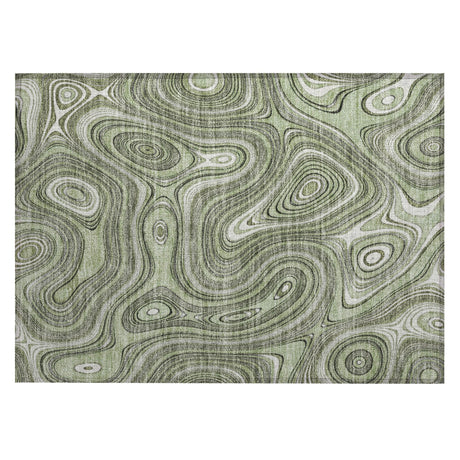 Addison Chantille ACN2097 Geometric Machine Made Transitional Aloe Rug