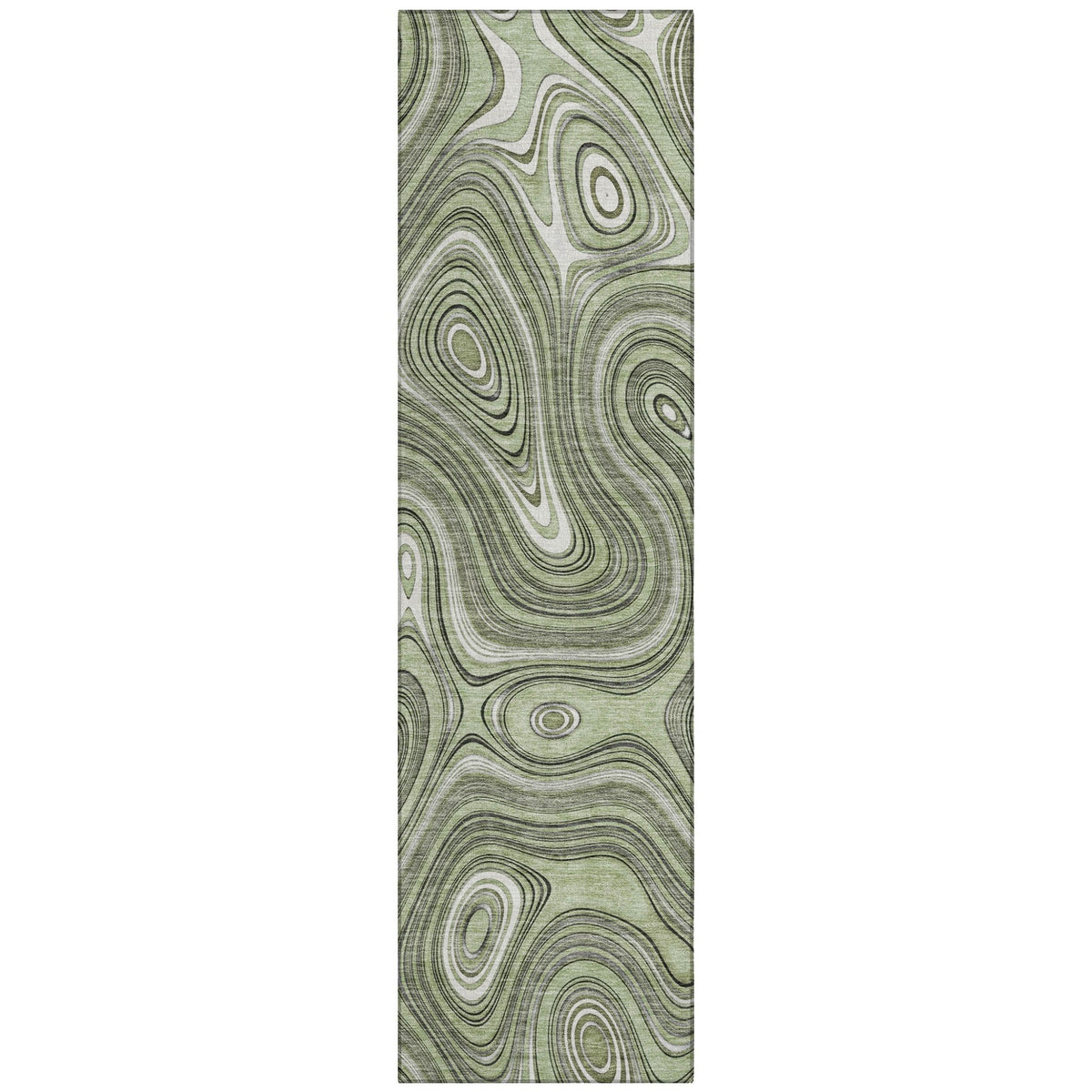 Addison Chantille ACN2097 Geometric Machine Made Transitional Aloe Rug